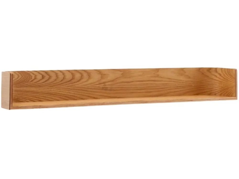 Sleva Dřevěná nástěnná police Kave Home Octavia 120 cm