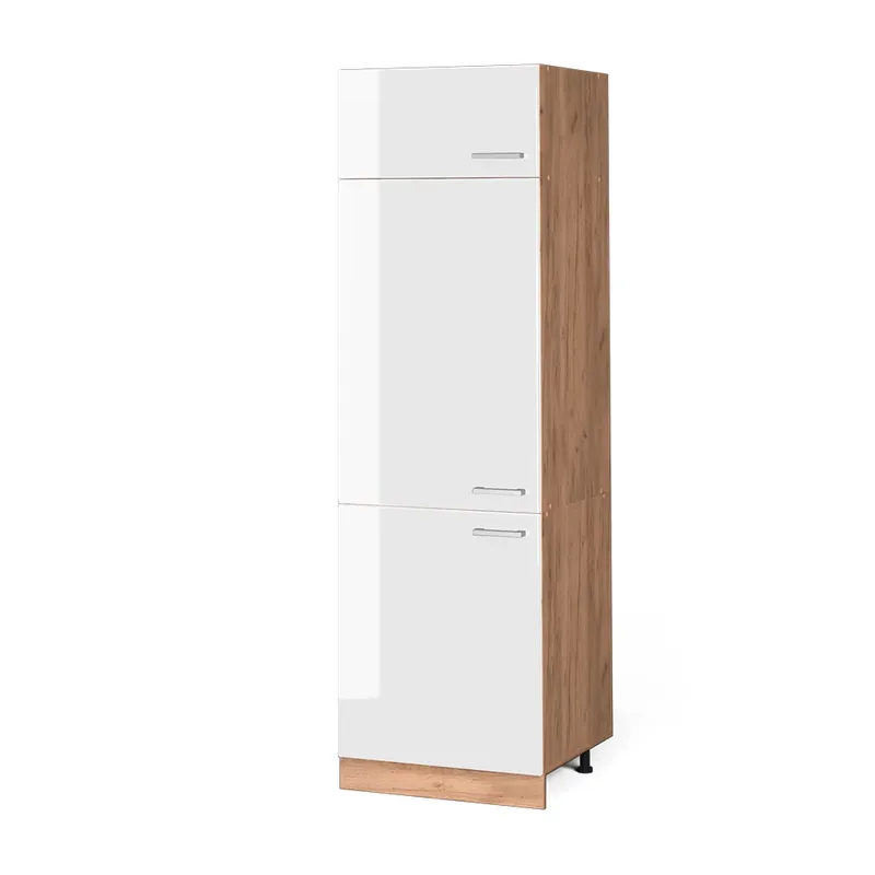 Ihned K Objednání Skříňka na lednici R-Line Bílá vysoký lesk 60 cm Vicco