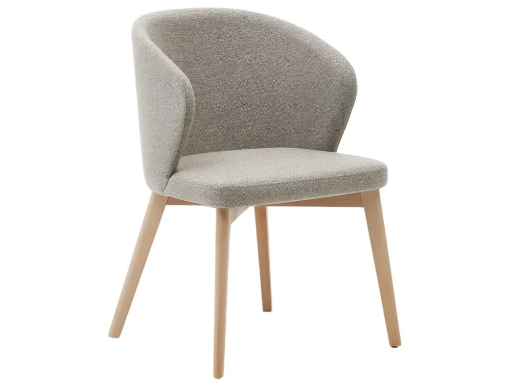 Akce Hnědá čalouněná jídelní židle Kave Home Darice