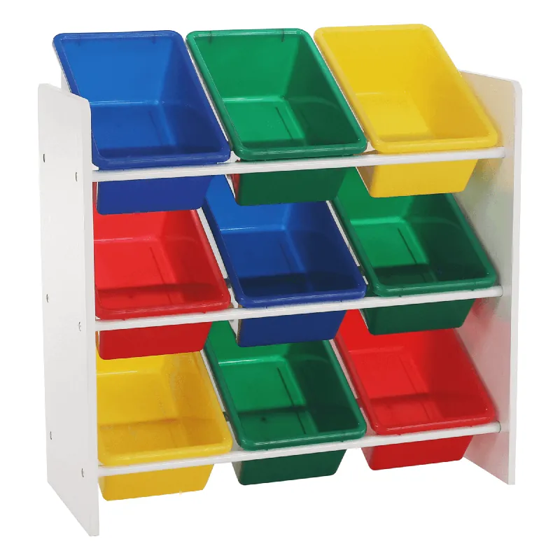 Organizér na hračky, vícebarevná / bílá, KIDO TYP 2 Aktuální
