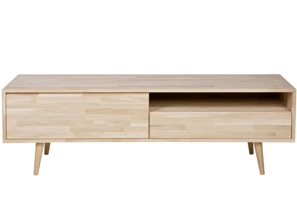 Bezpečná Platba Dubový TV stolek Alize 150 x 44 cm