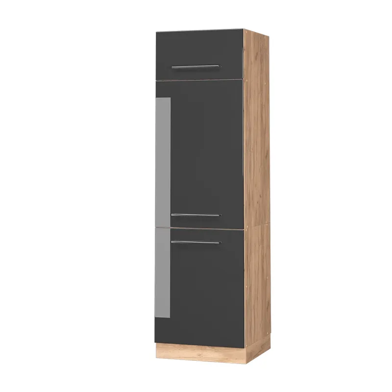 Skříňka na lednici Fame-Line Antracitový vysoký lesk 60 cm Vicco Výhodná Nabídka
