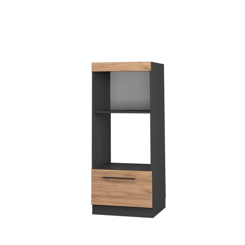 Skříňka na mikrovlnnou troubu Fame-Line Zlatý mocný dub 60 cm otevřít Vicco Autentický