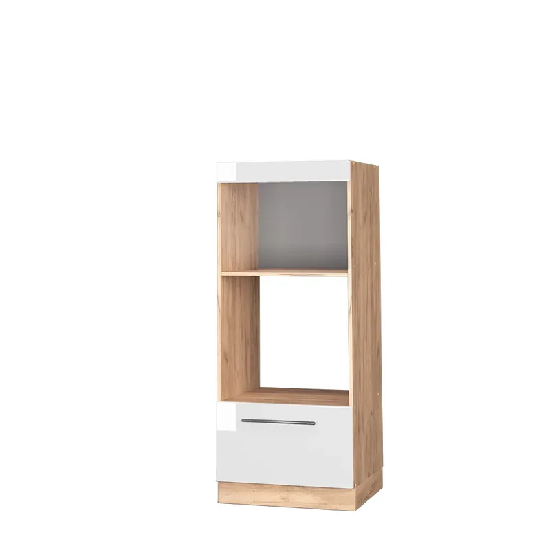 Nejprodávanější Skříňka na mikrovlnnou troubu Fame-Line Bílá vysoký lesk 60 cm otevřený Vicco