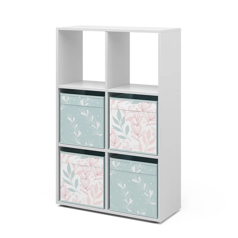 Ověřený Dělicí stěna Bílá 72 x 107.8 cm se 4 skládacími boxy opt.2 Vicco