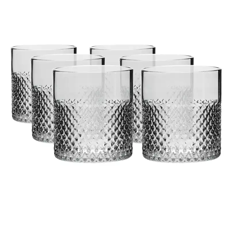 Sklenice na vodu, set 6 ks, 200 ml, kouřová, AVEIRO TYP 1 Víkendová Akce