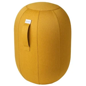 Hořčicově žlutá balanční stolička VLUV KAPSUL LEIV 52 cm Horká Nabídka