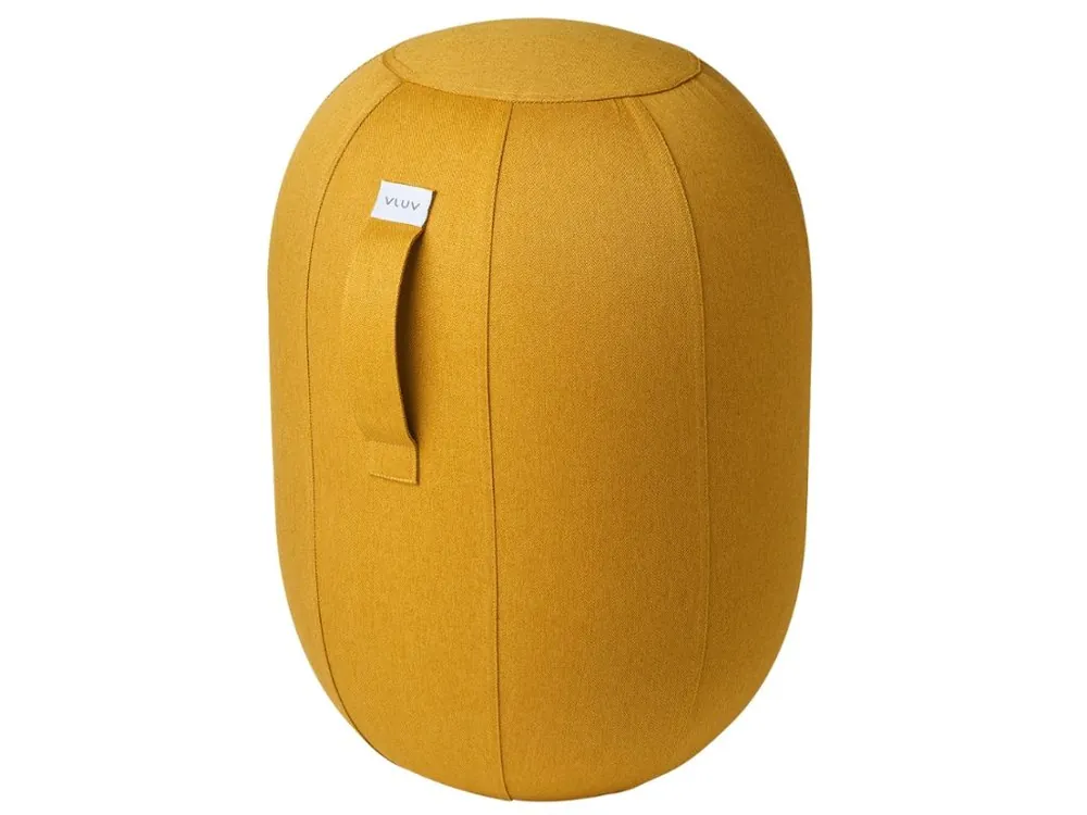 Hořčicově žlutá balanční stolička VLUV KAPSUL LEIV 52 cm Horká Nabídka