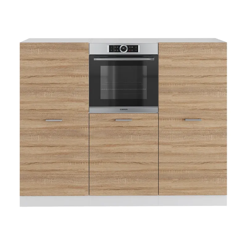 Kuchyňský blok R-Line Sonoma/bílá 180 cm bez pracovní desky Vicco Dokud Zásoby Vydrží