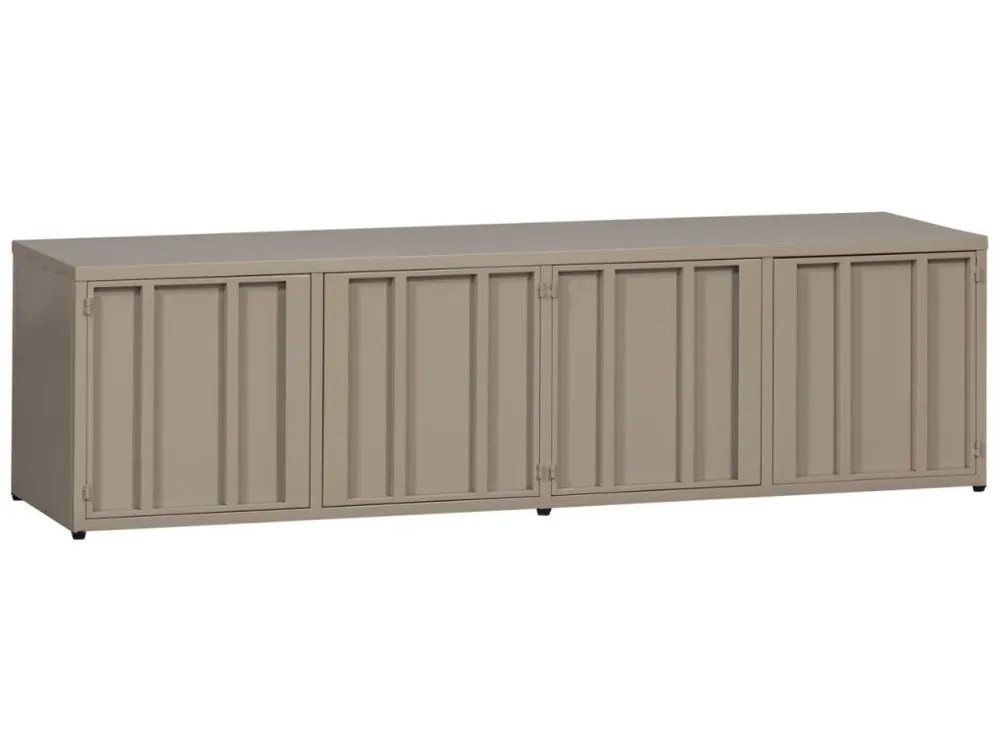 Vysoce Kvalitní Kovový TV stolek Lavene 160 x 44 cm