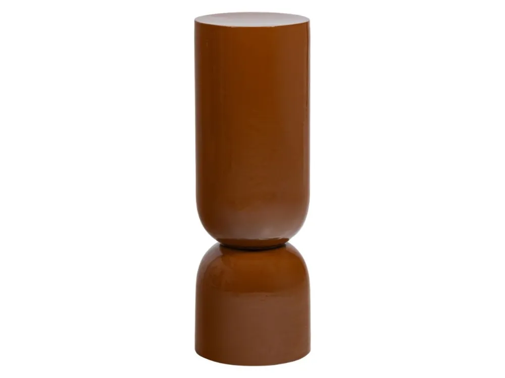 Oranžový kovový odkládací stolek Toval ø 32 cm Doprava Zdarma