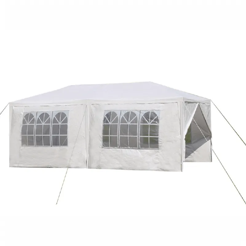 Zahradní párty stan, bílá, 3x6 m, TEKNO TYP 2 Jen Po Omezenou Doba