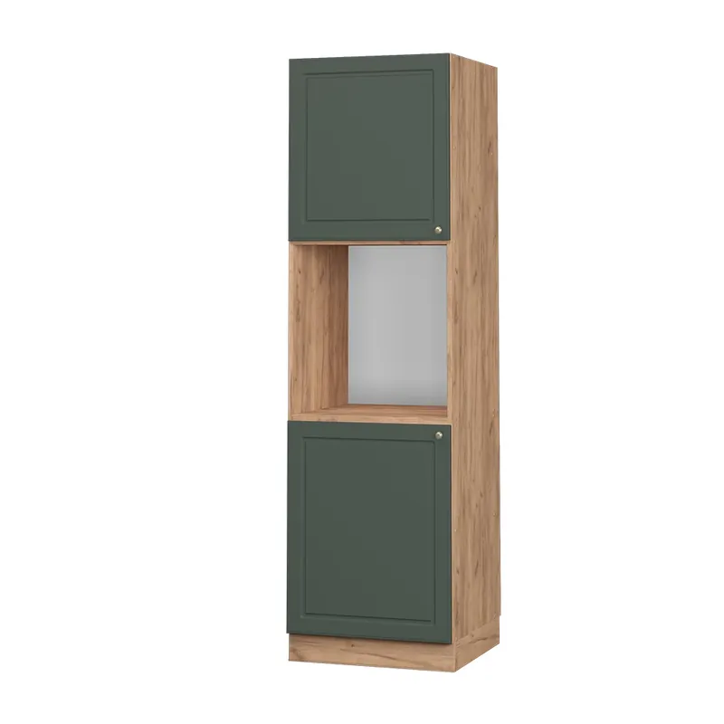 Ověřený Skříňka na vestavěnou troubu Fame-Line Zelená zlatá země 60 cm otevřený Vicco