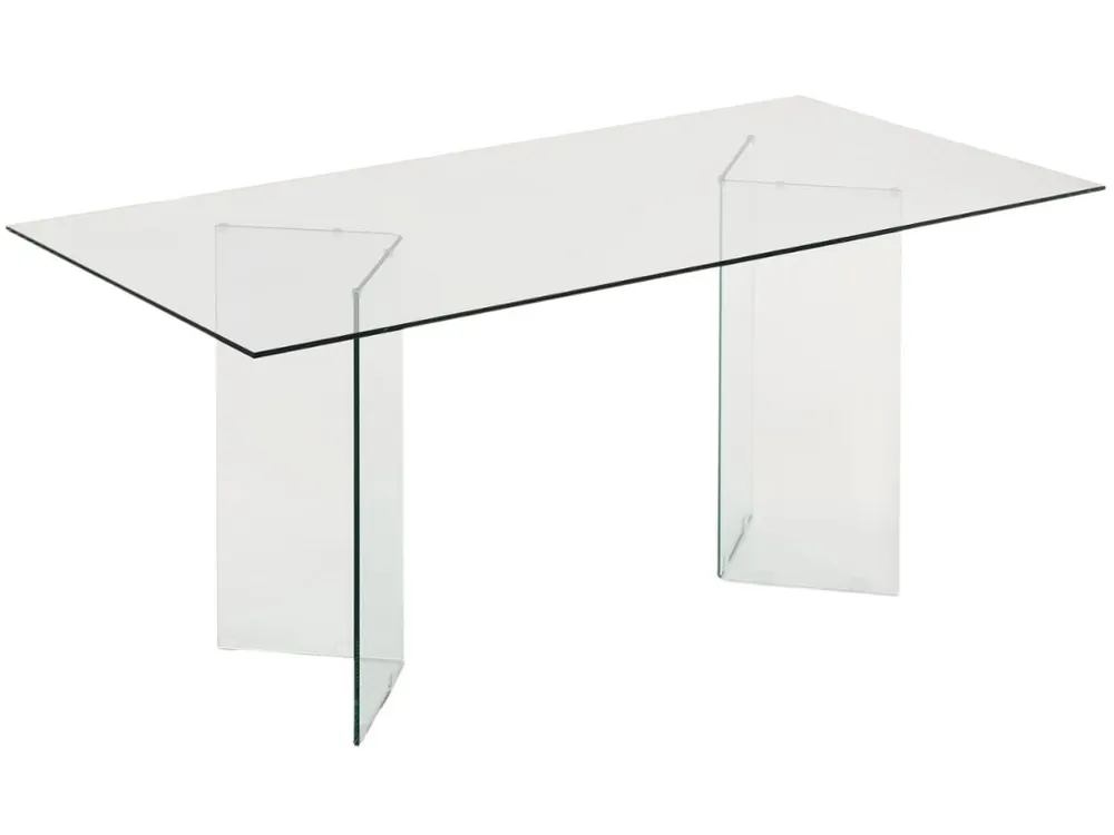 Akční Cena Skleněný jídelní stůl Kave Home Burano 200 x 90 cm