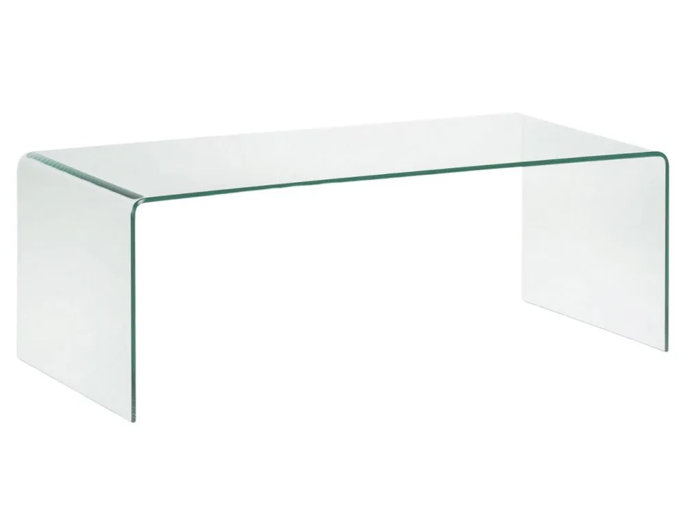 Nakupujte Hned Skleněný konferenční stolek Kave Home Burano 110 x 50 cm