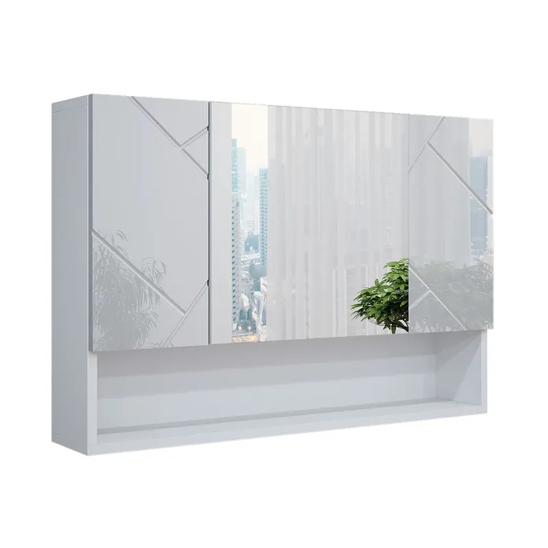 Koupit Online Koupelnová zrcadlová skříňka Irma Bílá vysoký lesk 80.1 x 55 cm Vicco