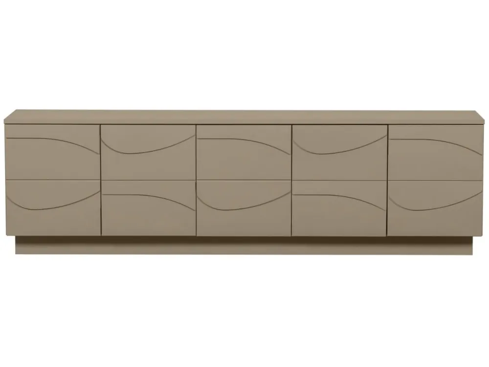 Cenová Bomba Světle hnědý dřevěný TV stolek Dorick 180 x 40 cm