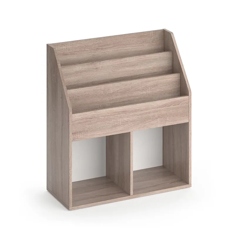 Knihovna Luigi Sonoma 72 x 79 cm se 2 skládacími boxy Vicco Super Cena
