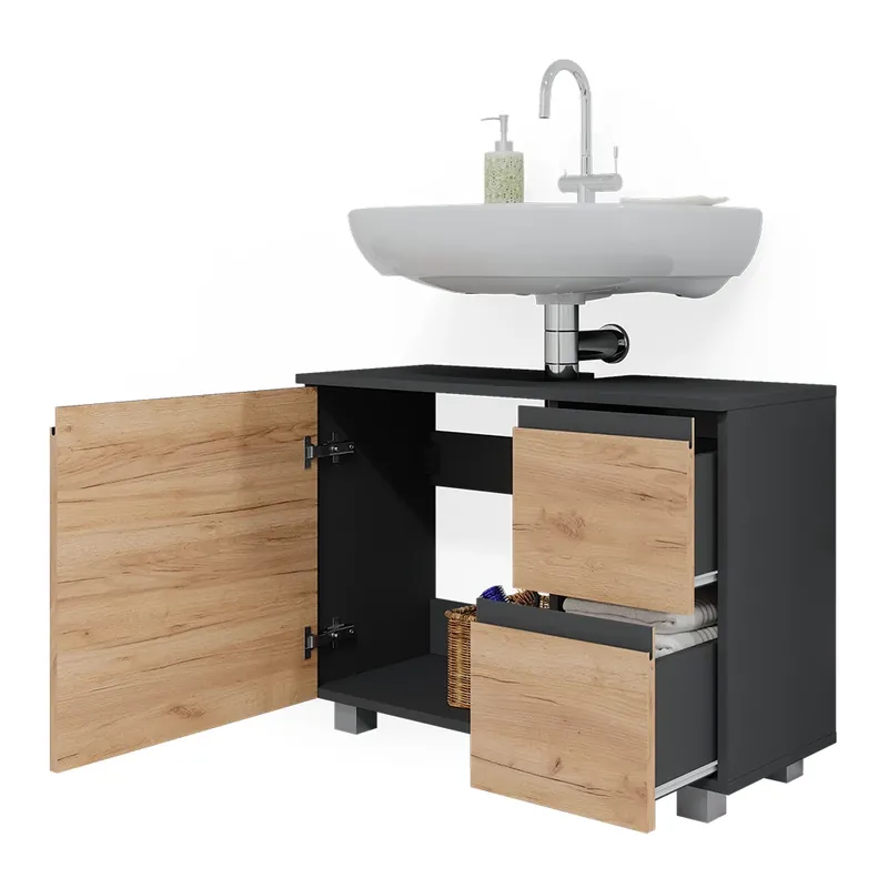 Dolní skříňka pod dřez J-Shape Sonoma 80 x 60.8 cm Vicco Objednat Nyní