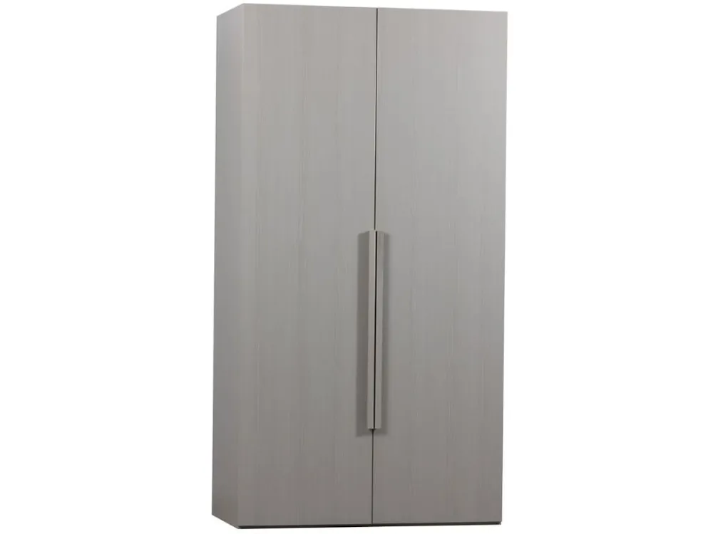 Světle šedá ořechová šatní skříň Renda 210 x 110 cm Hit Sezóny