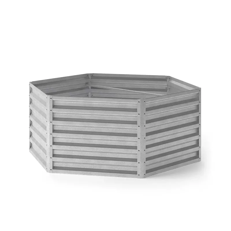 Zvýšená zahrádka Stříbrná 129 x 129 cm OK-Living Cenový Hit