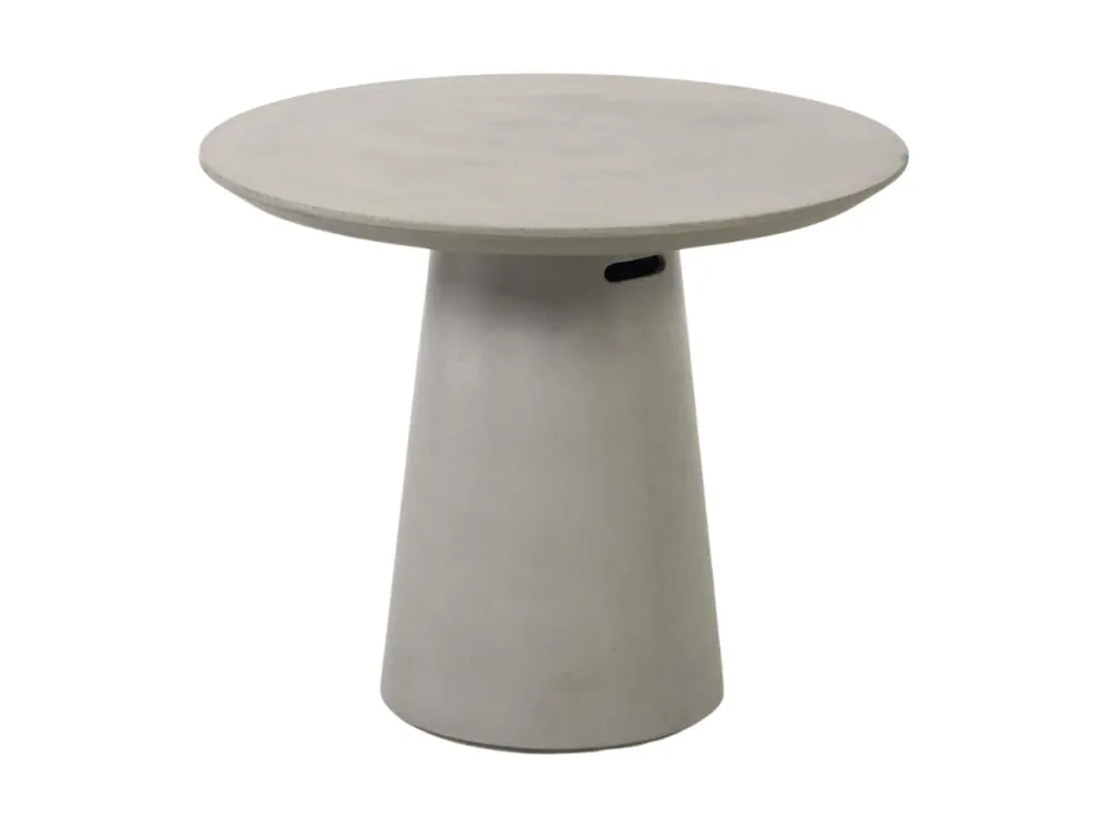 Tovární Cena Šedý betonový zahradní stůl Kave Home Itai 90 cm