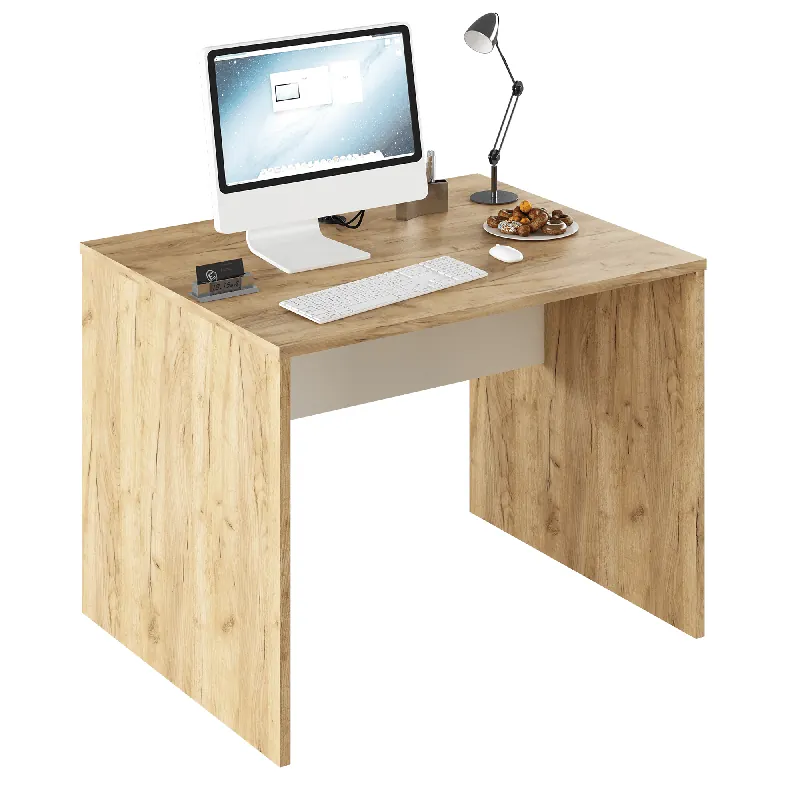 PC stůl, dub artisan/bílá, RIOMA TYP 12 Rychlé Dodání