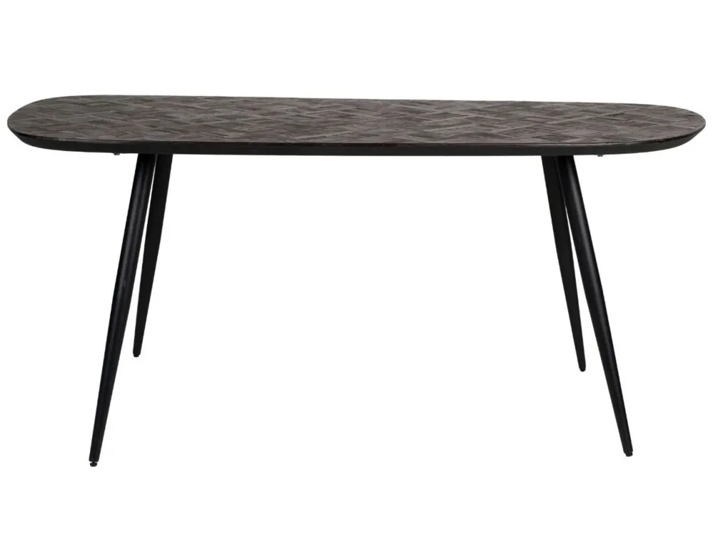 Tmavě hnědý teakový jídelní stůl WLL WEBSTER 180 x 95 cm Cenový Hit