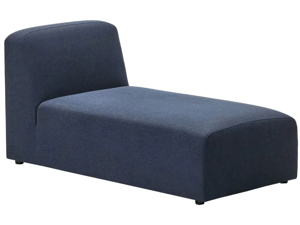 Tmavě modrá látková lenoška Kave Home Neom 152 cm Nízká Cena