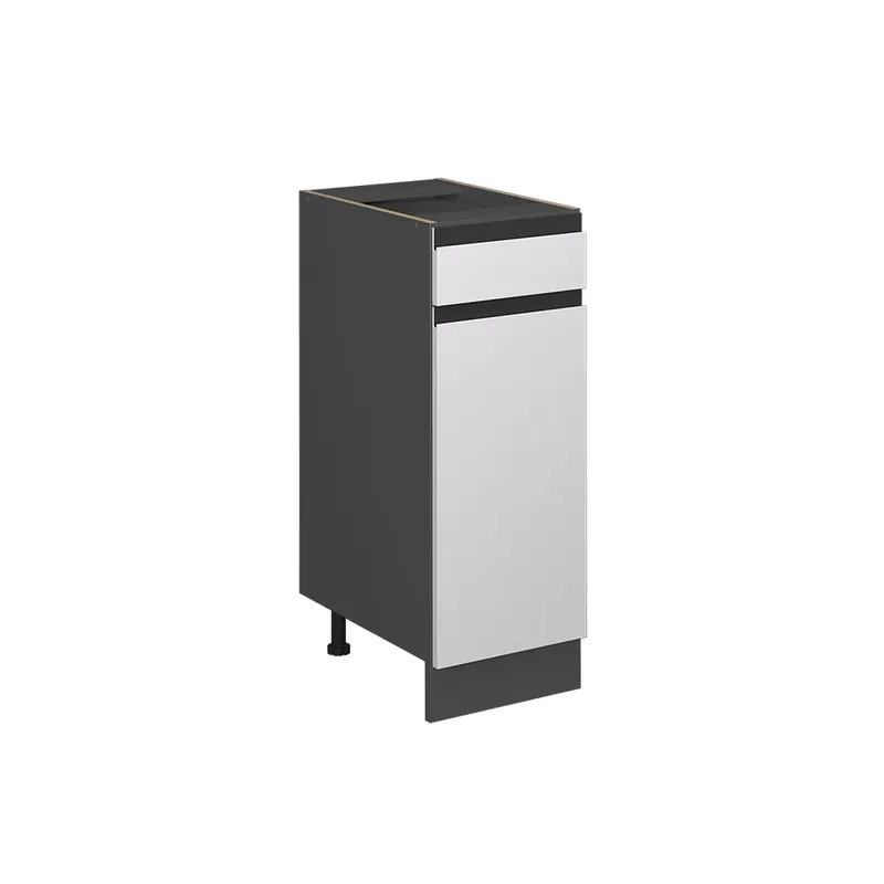 Spodní skříňka kuchyňské linky R-Line Bílá 30 cm Tvar J, bez pracovní desky Vicco Super Cena