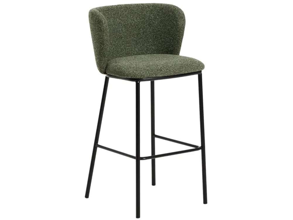 Cenový Hit Zelená barová židle Ciselia 75 cm