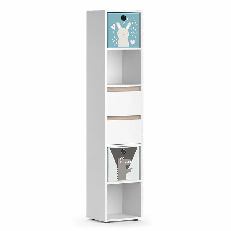 Ověřený Dětská polička Robert Bílá 36.2 x 171 cm se skládacími boxy barevné Vicco