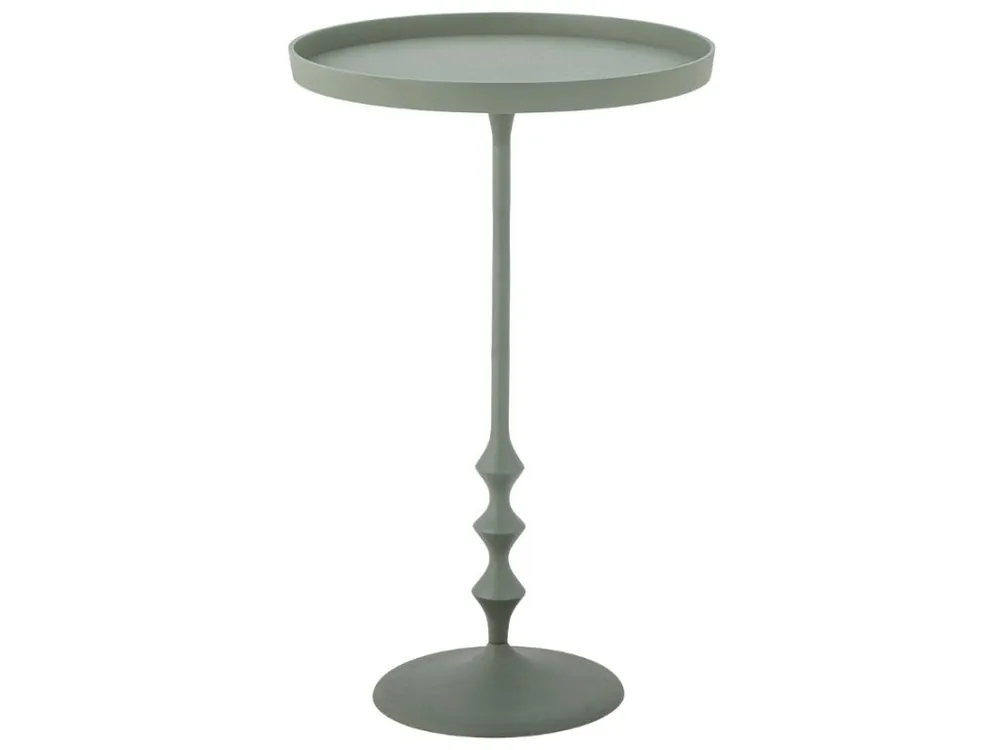 Zlevněný Zelený kovový odkládací stolek Bloomingville Anjou 37 cm