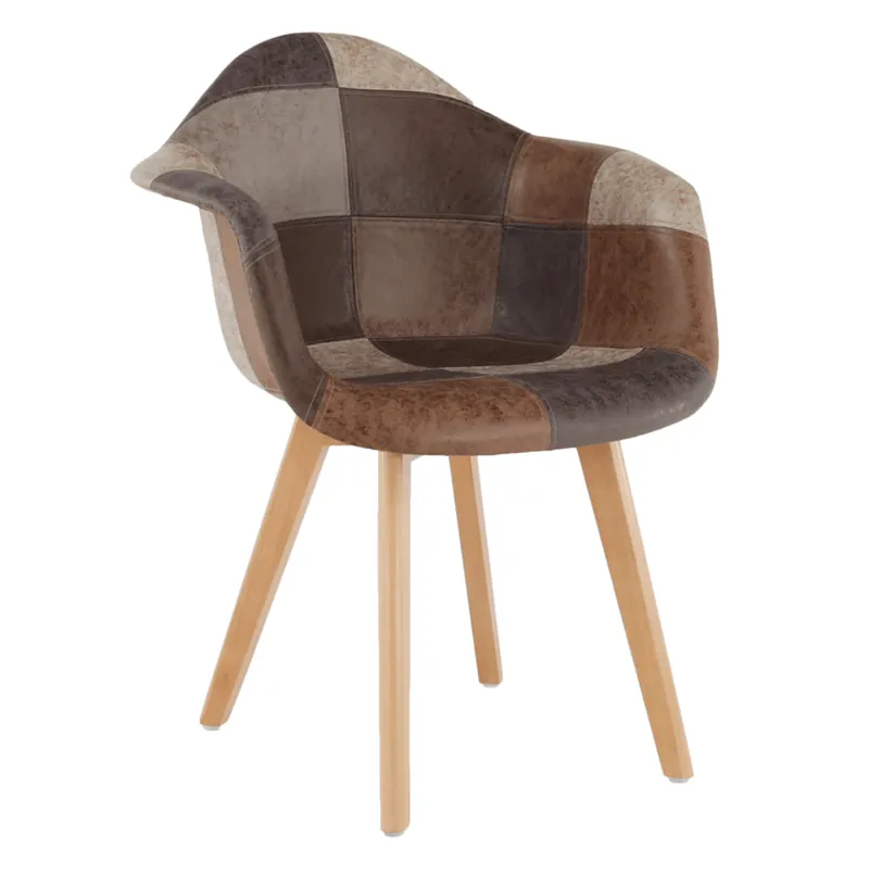 Jen Po Omezenou Doba Designové křeslo, patchwork / buk, TERST