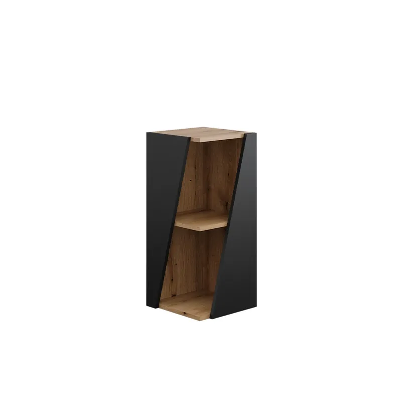 Střední skříňka Benno Antracit 31.6 x 70.5 cm s otevřenými policemi Vicco Sleva
