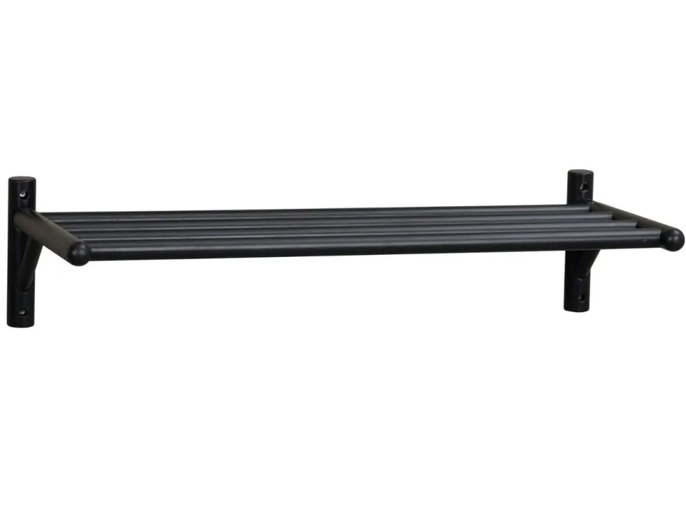 Černá dubová nástěnná police ROWICO MILFORD 80 cm Koupit Online
