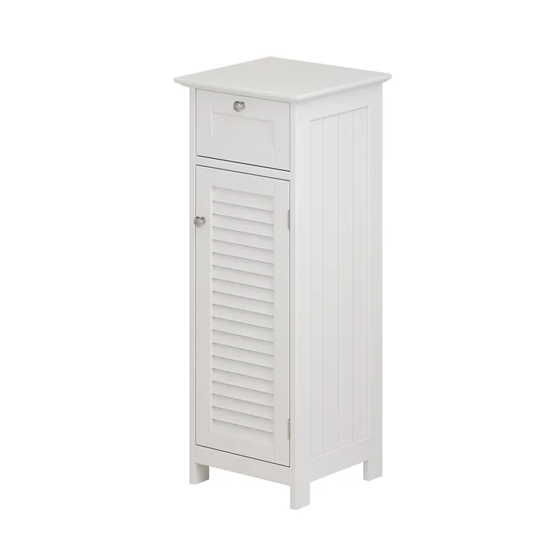 Střední skříňka Riad Bílá 32 x 87 cm s dvířky a zásuvkou Vicco Nejlepší Volba