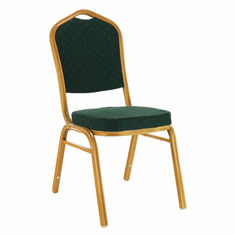 Kup Teď Stohovatelná židle, zelená/zlatý nátěr, ZINA 3 NEW