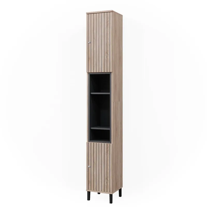 Koupelnová skříňka Aquis Sonoma 30 x 190 cm s dvířky a otevřenými přihrádkami Vicco Cenový Hit