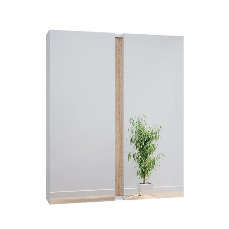 Koupelnová zrcadlová skříňka Gloria Bílá 70.4 x 84 cm se 2 dvířky Vicco Vrácení Zdarma