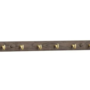 Zlevněný Hnědý dubový nástěnný věšák ROWICO INVERNESS 65 cm