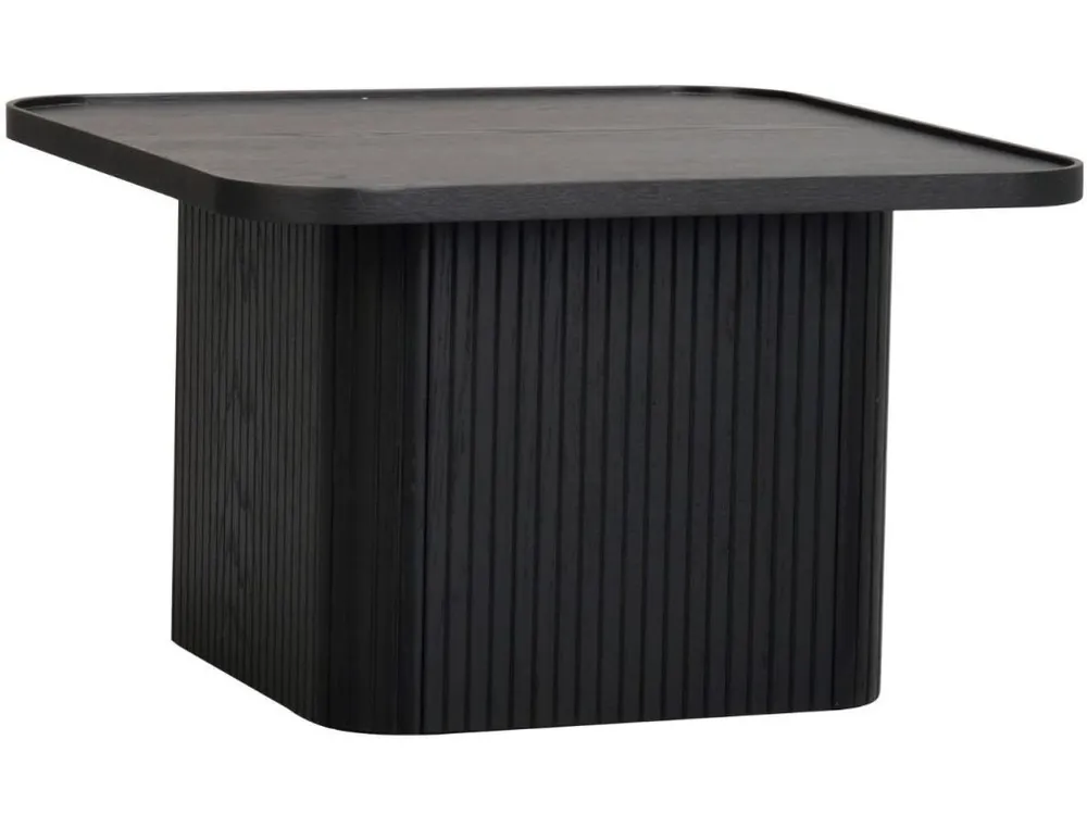 Koupit Online Černý dubový konferenční stolek ROWICO SULLIVAN 60 x 60 cm