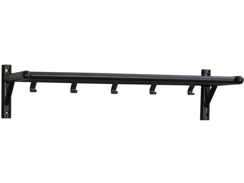 Cenová Bomba Černý dubový nástěnný věšák ROWICO MILFORD II. 80 cm