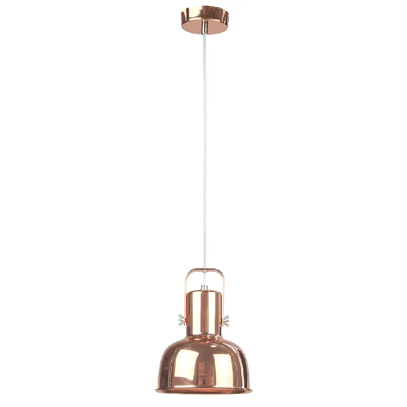Speciální Cena Visící lampa v retro stylu, kov, rose gold, AVIER TYP 3