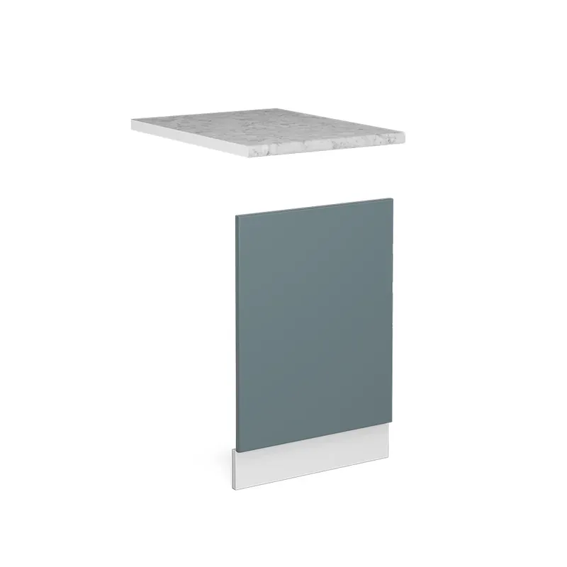 Přední panel R-Line Modrošedá 45 cm s pracovní deskou Vicco Aktuální