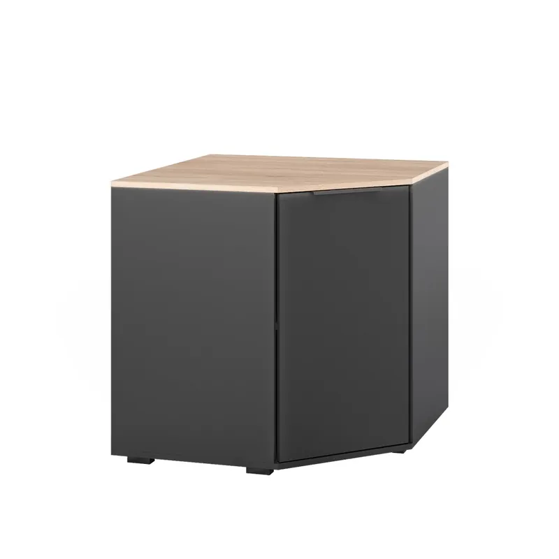 Jen Po Omezenou Doba Příborník Betti Anthracite/Sonoma 77.9 x 77.9 cm s 1 dveřmi Vicco