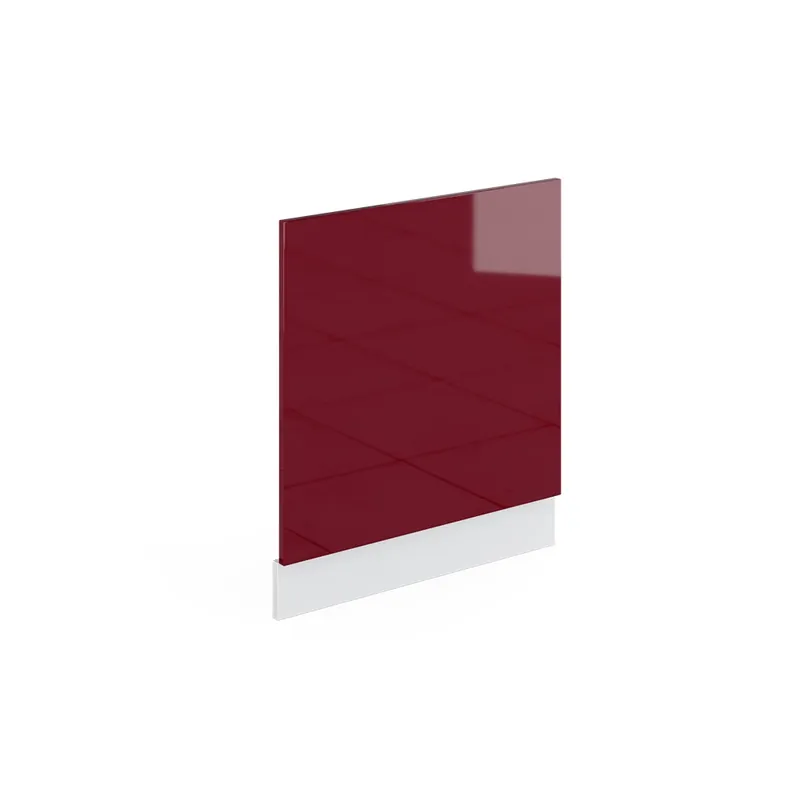 Přední panel R-Line Červená vysoký lesk 60 cm Bez pracovní desky Vicco Ověřený