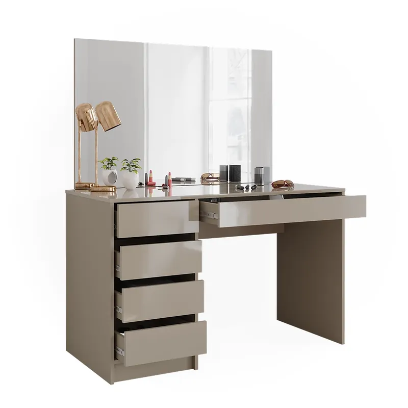 Toaletní stolek Sherry Greige 120 cm se zrcadlem Vicco Výprodej