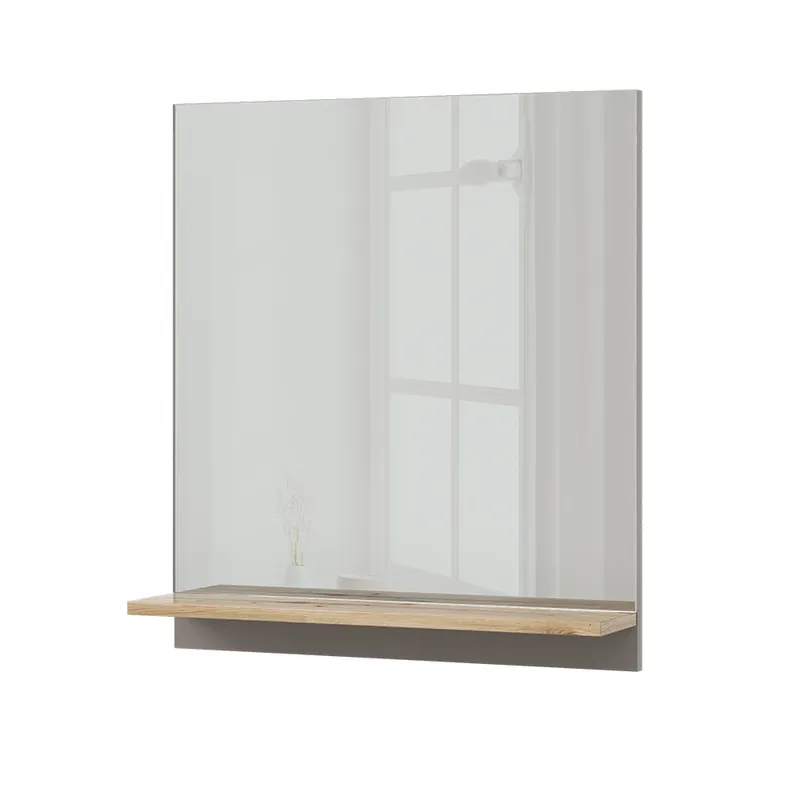 Koupelnová zrcadlová skříňka Marelle Greige 60 x 67 cm s policí Vicco Autentický