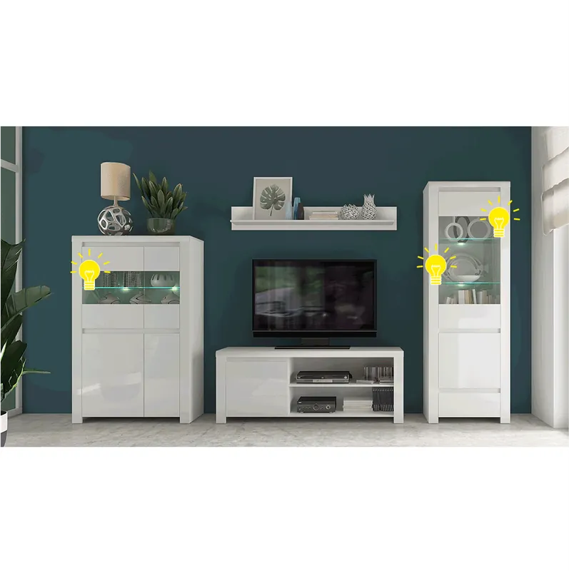 LED osvětlení, 2-bodové, bílá, LINDY/VILGO Levný